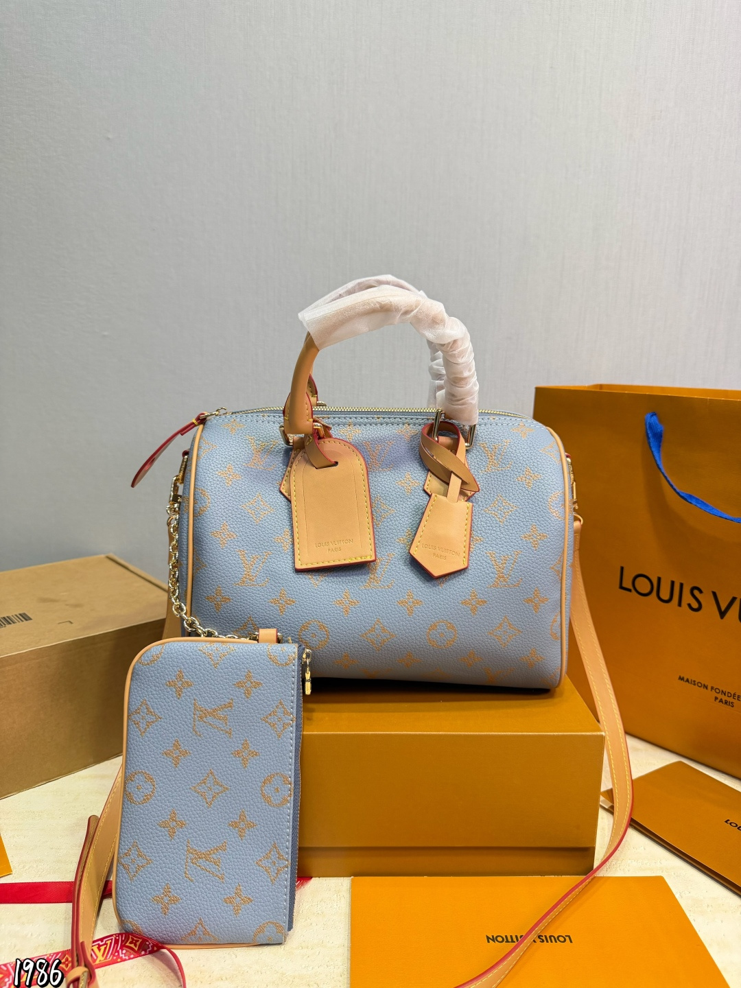 Louis Vuitton LV Speedy Pillow Bag Gift Box Included | Luxury Designer Fashion Accessory